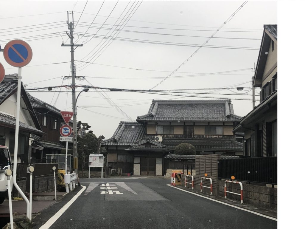 旧東海道T字路 滋賀県栗東・草津・湖南の鍼灸・オステオパシーは渋江鍼灸マッサージへの草津市方面からのアクセス